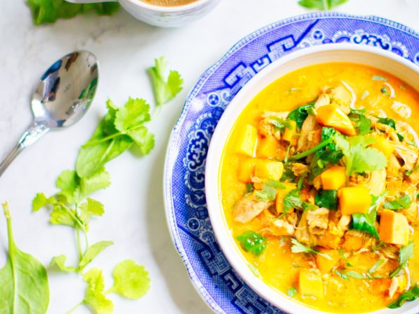 Sweet potato and coconut slow cooker curry